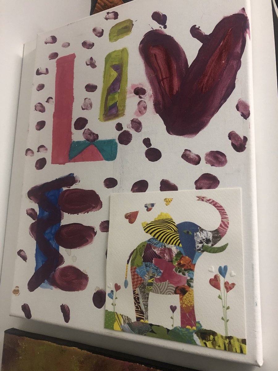 squiriconi's tweet photo. LIVE. My inspiration today from my daughters art. https://t.co/u3PiZebpxq