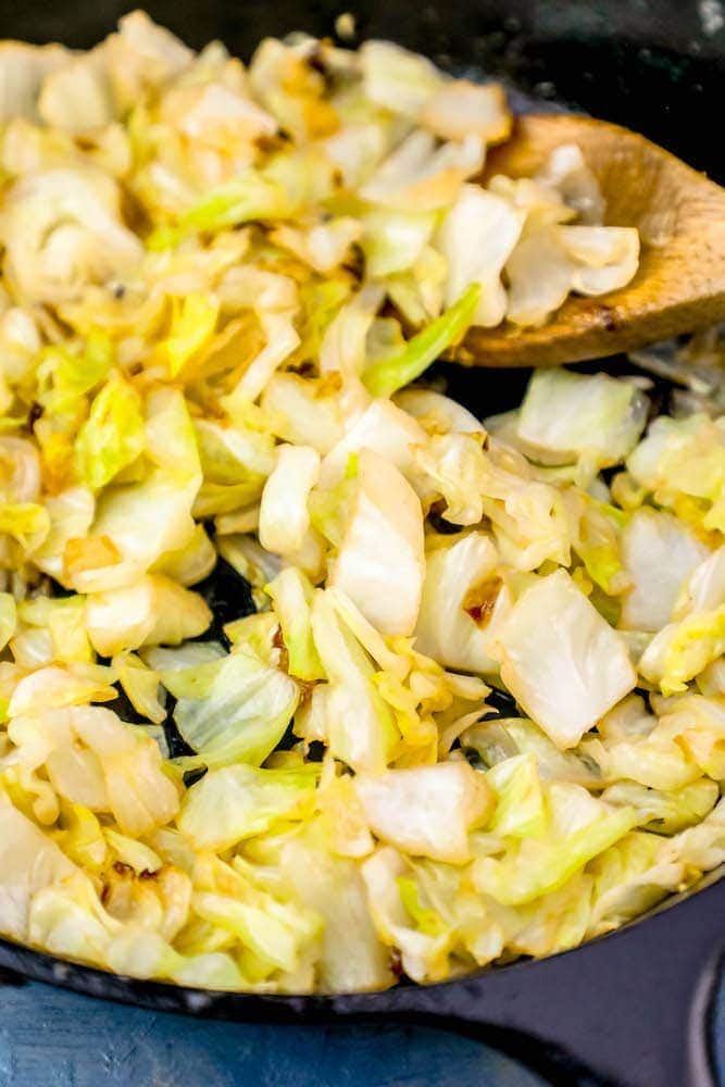 Cabbage can be used for more than just slaws and salads. Try our #weeklyspecials of Kerrygold butter for $3.89 each and cabbage for 79¢/lb in this fried cabbage recipe. ow.ly/1srG30o506f
