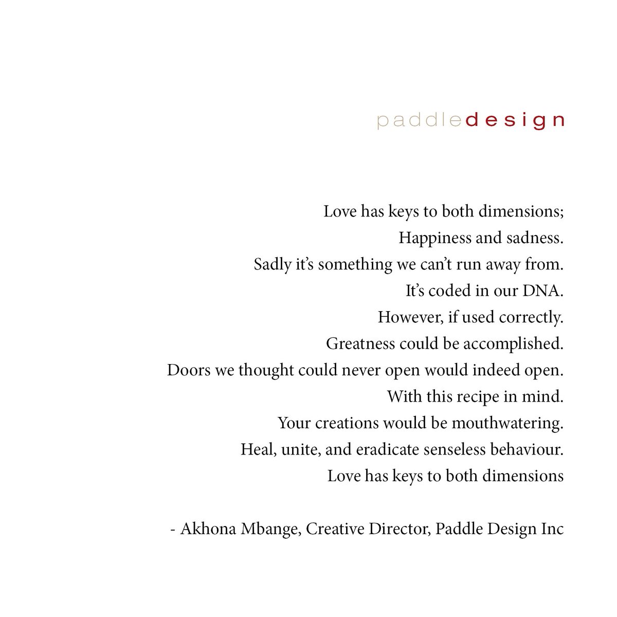 PaddleDesign's tweet photo. Food for thoughts https://t.co/5vSVSYuk6S