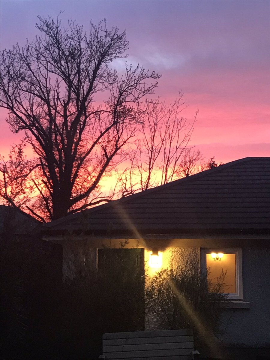 Sunset over Kilcloon Self Catering Holiday Cottages