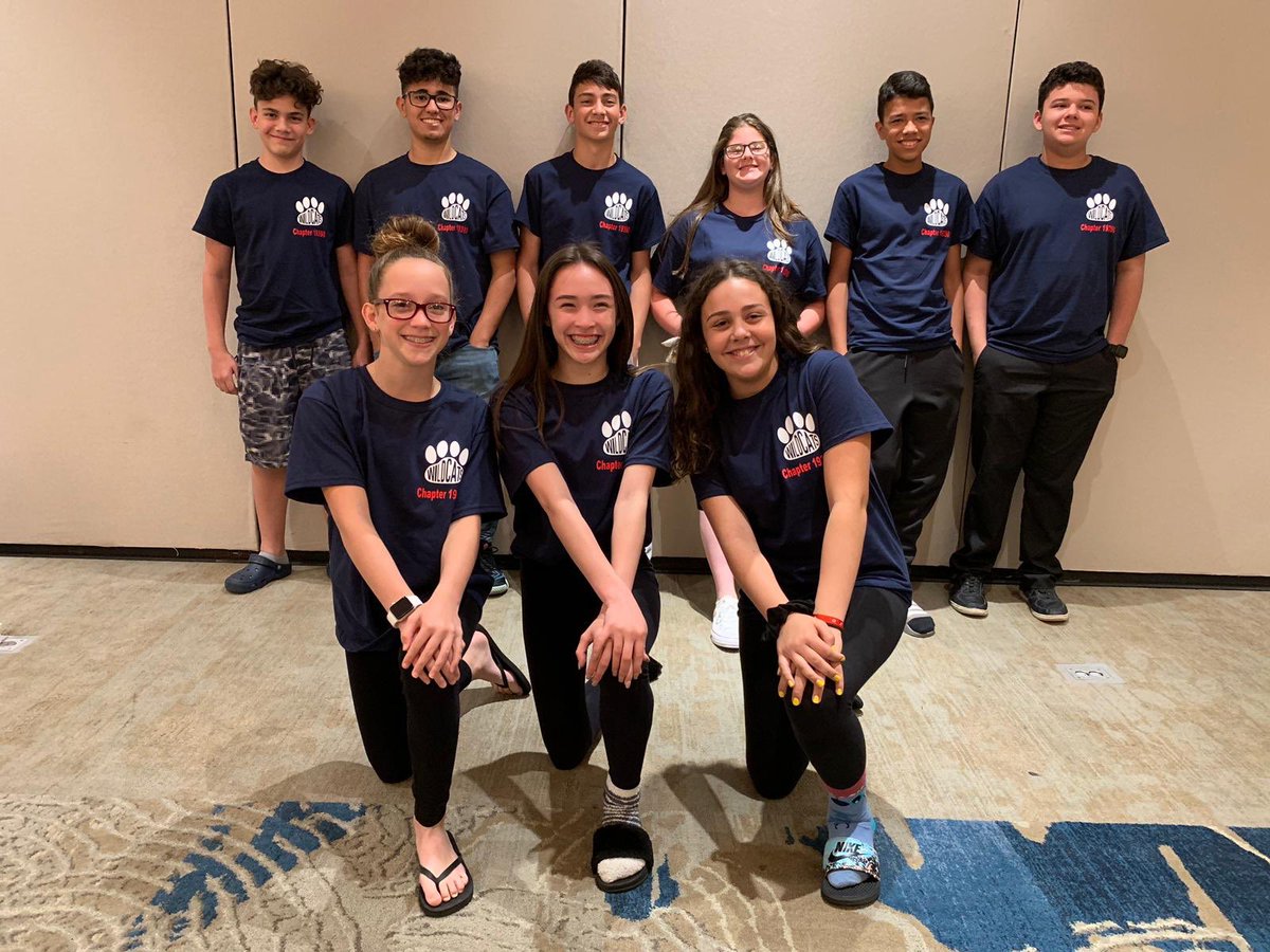 builtacademy's tweet photo. These kiddos are ready for FBLA State Competition! ⁦@WinstonParkK8⁩ FBLA Chapter #19390 ⁦@CTEMiami⁩ ⁦@MDCPSSTEAM⁩ https://t.co/0Nvxq7GoE0