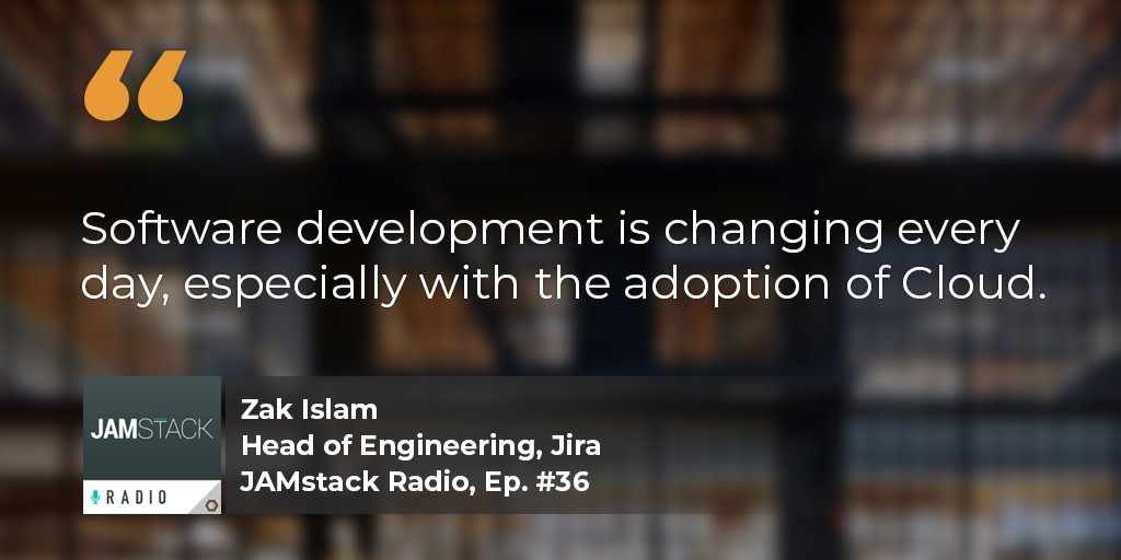 heavybit's tweet photo. How do you stay ahead of the curve? Hear about the latest in software development tools from @zed_ak, Head of Engineering at Atlassian’s @Jira, in episode 36 of @JAMstackRadio  https://t.co/QvEwShNzDL https://t.co/oEBmIy2E1j