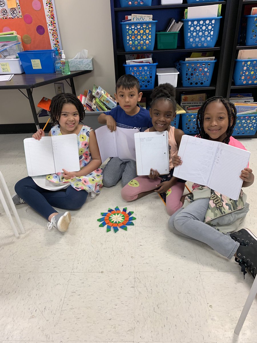 emilythomas0817's tweet photo. We had a {shape}erific time in math today! The students had to come up with a design with tangrams and explain what shapes were used as well as how many sides and vertices each shape had!  @bakerelembears @TiffanyHourigan @blairhivey @AlisonBroughto1 https://t.co/E7KpEpWgpW