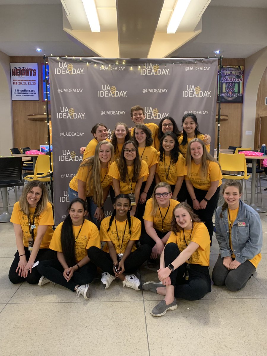 atheado's tweet photo. The @UAIdeaDay Team! #ProudPrincipal #ServeLeadSucceed https://t.co/rc7Dk5MpZj