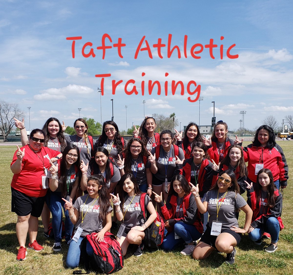 Taft_AT's tweet photo. We had so much fun today!!! Thank you @AlamoAreaATA for an awesome time!!!
#2ndplace
#timetostarttraining
#RaiderPride https://t.co/5H3MtFcip6