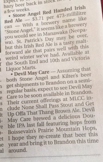 stoneangelbeer's tweet photo. @cdnbeer yes, deliveries will be regular for us and @devilmaybeer  next delivery is Monday! https://t.co/L2L4raTpp2