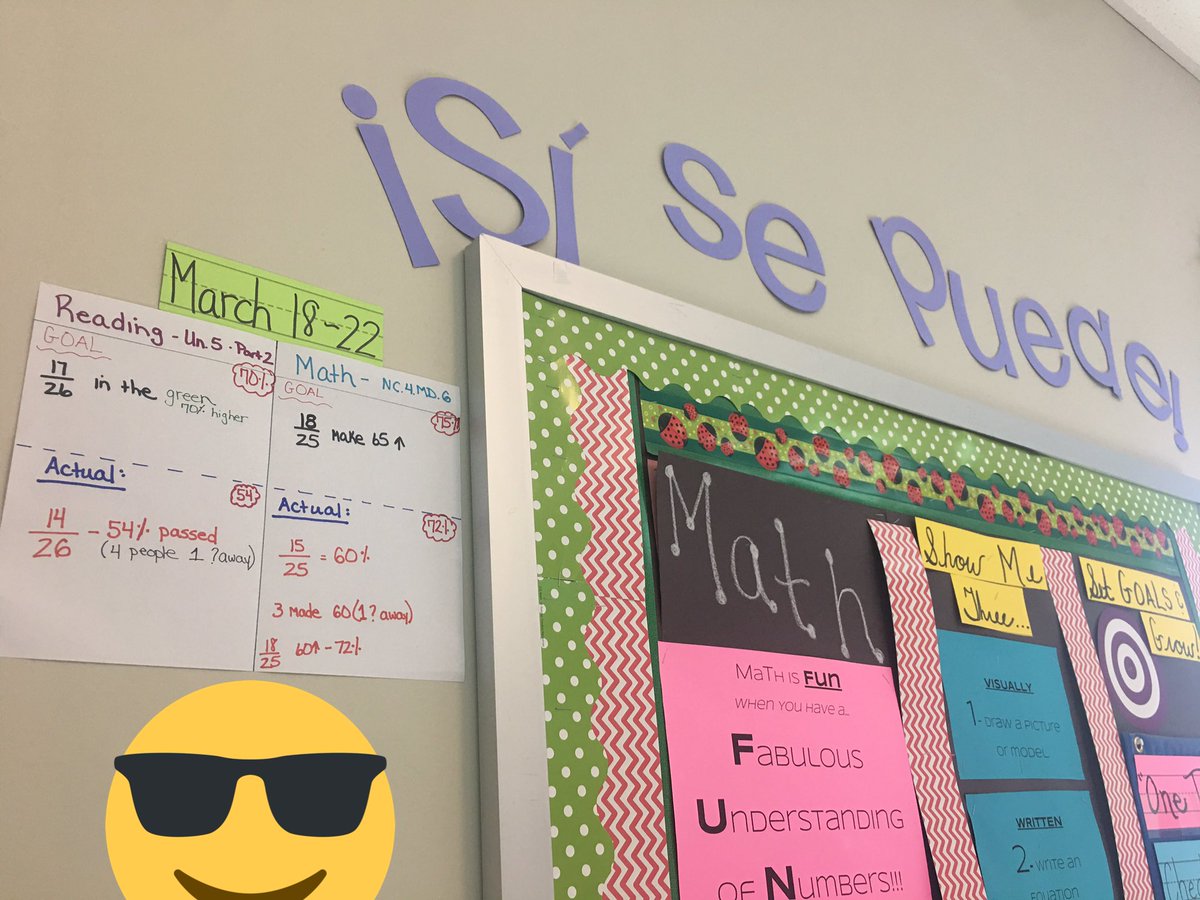 queenahb's tweet photo. What’s the purpose if you don’t set a GOAL? #makinganimpact #SettingGOALs #reachingSUCCESS #onetestatatime #watchusGROW. You don’t have to pass... you DO have to GROW! #iteachfourth https://t.co/ThYEgJ8SbU