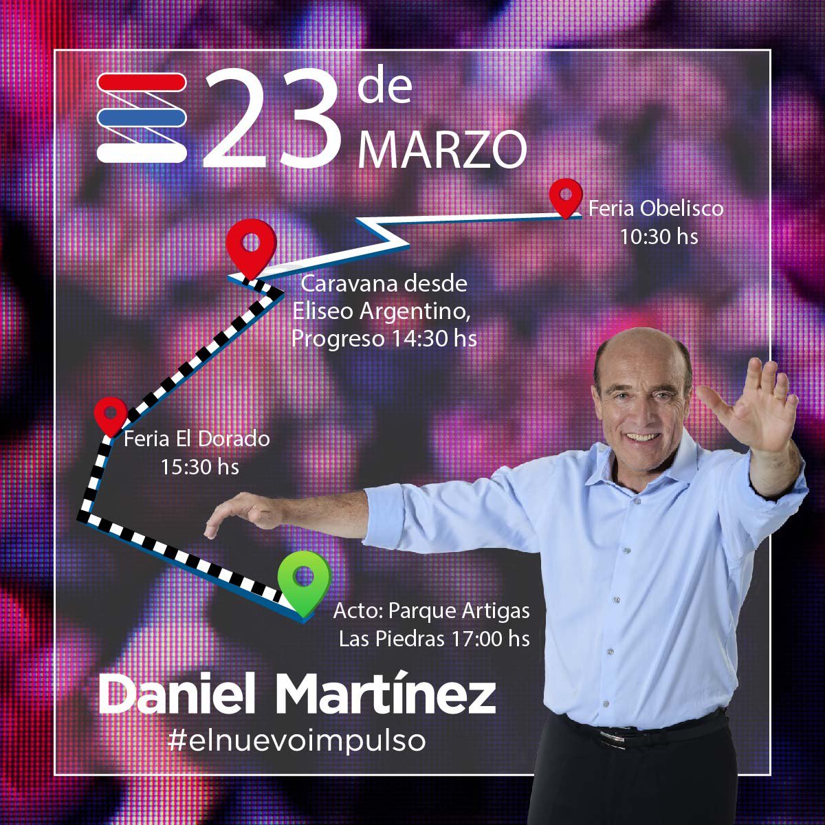 CasaGrandeCan's tweet photo. Donde vas a estar #mañana #sábado a las 17hs?
Vení a #LasPiedras que va estar @Dmartinez_uy y todos los sectores que apoyamos su #candidatura
#AhoraDaniel
@Constanza_FA
@CasaGrande_FA
@CasaGrandeCan
Te esperamos! https://t.co/f7ZL7L9z5L