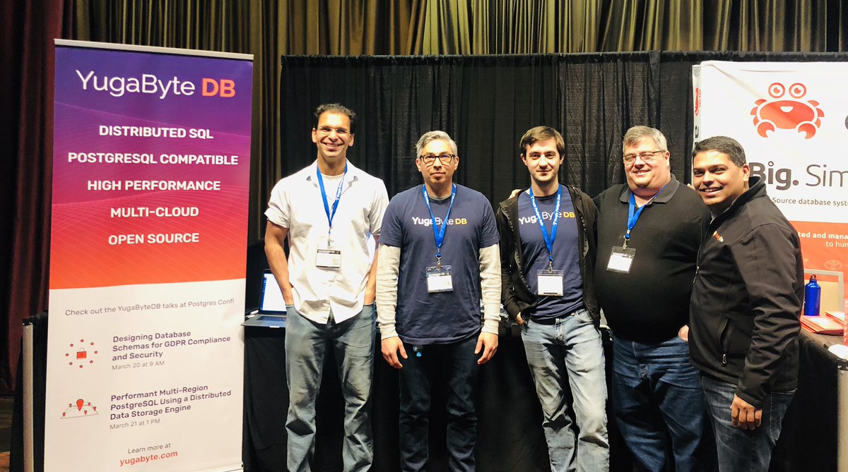 SidChoudhury's tweet image. Heading home after an action-packed #PostgresConf NYC! So many exciting conversations & valuable connections made —  Distributed #SQL with massive write scalability, extreme resilience, geo-distribution and high performance is taking the OLTP DB market by storm! #ByeByeOracle