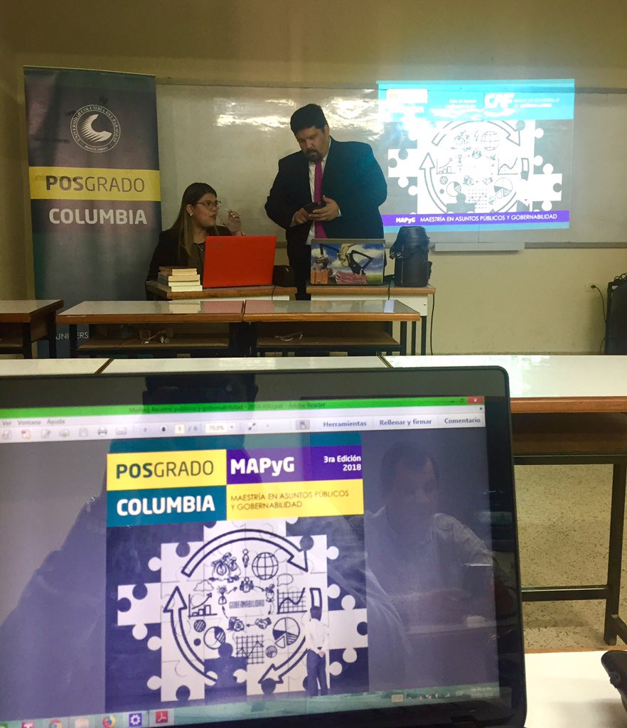 Elvio_Castro03's tweet photo. Un nuevo desafío de la mano de #ColumbiaPy!
Maestría en Asuntos Públicos y Gobernabilidad! 
#PosgradoColumbia
#MAPyP
@josestar80 @ANITOIA https://t.co/ZfMxRgbEtE