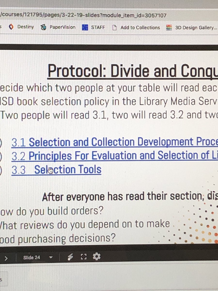 yourmortonlib's tweet photo. What?  There’s a protacol to selecting books for our libraries?  We used Divide and Conquer @aisdlibsrv https://t.co/zHLjaITmS1