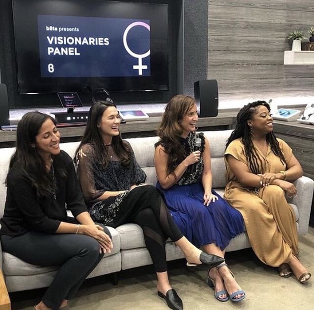 Thank you <a href="/b8ta/">b8ta</a> for having me on your #FemaleFounders panel for #WomensHistoryMonth w/ <a href="/MeganEddings1/">Megan Eddings</a> <a href="/ReginaVatterott/">Regina Vatterott</a> <a href="/girlsinchouston/">Girls Inc. Houston</a> &amp; #MoonBeamBodyTherapy It was an amazing night with incredible women. 🙆🏽‍♀️✨
#HoustonAnitaB
#TheFutureIsFemale 
#WomeninBusiness 
<a href="/CommunityAnitaB/">CommunityAnitaB</a>