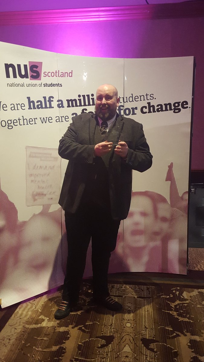 Hunter83Carol's tweet photo. NUS Scotland Awards Night 2019 ๐ #FCSAstudents #fifecollege #NUSSCOT19 https://t.co/n8h598h2C9