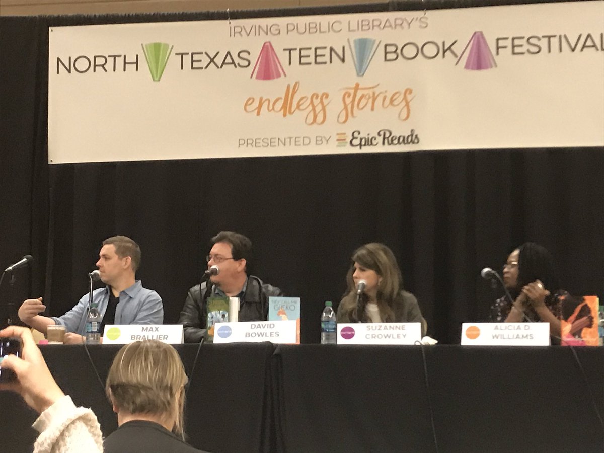 I loved hearing from great authors, and just appreciating books during Ed Day at the North Texas Teen Book Festival! #endlessstories #readersgonnaread