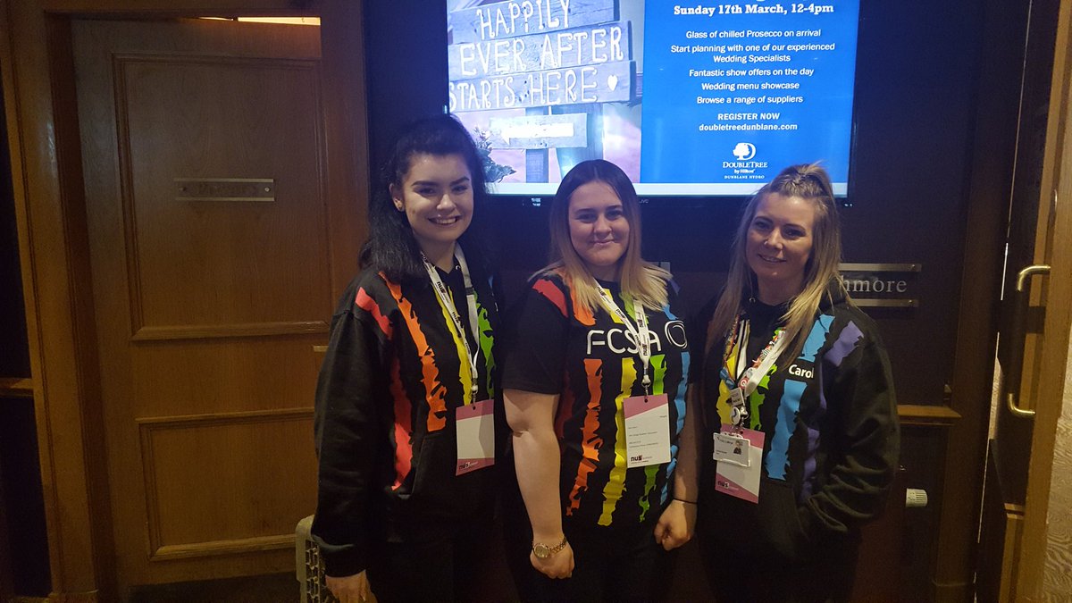 Hunter83Carol's tweet photo. NUS Scotland Conference 2019 ๐ #FCSAstudents #fifecollege #NUSSCOT19 https://t.co/pyMjq8Dy9b