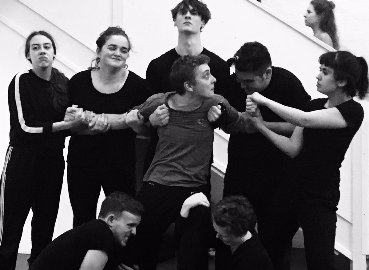 EliRandle's tweet photo. A great fun first two weeks of rehearsals devising the FC final show @LIPALiverpool a crazy world of Greek mythology #mythmash #lipa https://t.co/DOap6s0bvZ