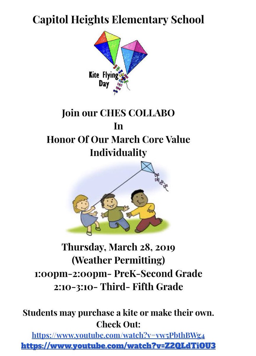 CHES_TAG's tweet photo. Mark your calendars!!! KITE DAY at CHES @capitolheightse @CapitolHeigPtsa @MrsMcCoyTAG @mrsrubinsworld @ches3rd @MrCrawfordEDU @mr_frierson @callmeMsWren
#CollaboDay #individuality https://t.co/MgZ93zibEr
