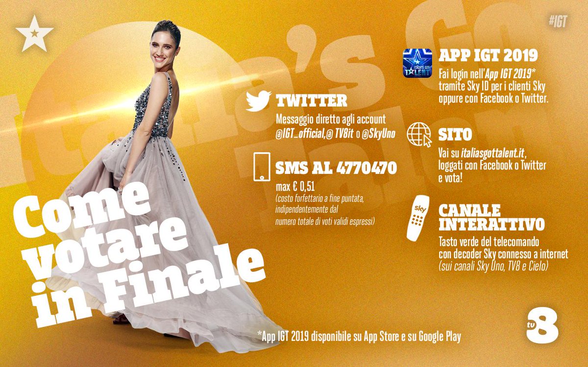 Il destino dei Finalisti è nelle vostre mani: VOTATE VOTATE VOTATE! #IGT