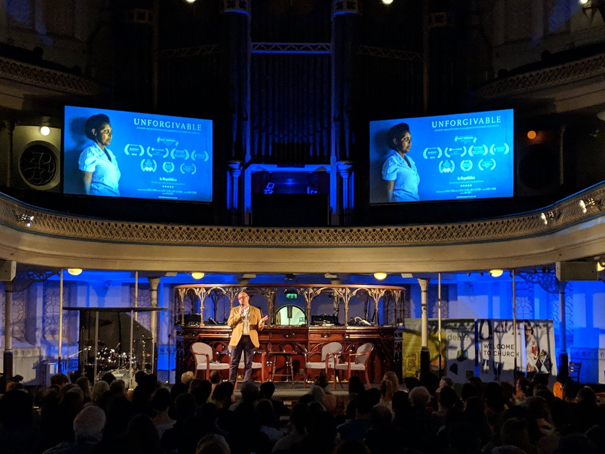 ChapelTechTeam's tweet photo. We've had a fantastic week of events at @TheChapelLondon: @Newfrontiers with the #UKPrayerDay and tonight the UK premiere of #Unforgivable in partnership with @AgapeEurope and @MaryBethMinnis. #WeGetToDoThis! https://t.co/RjQpKgxJth