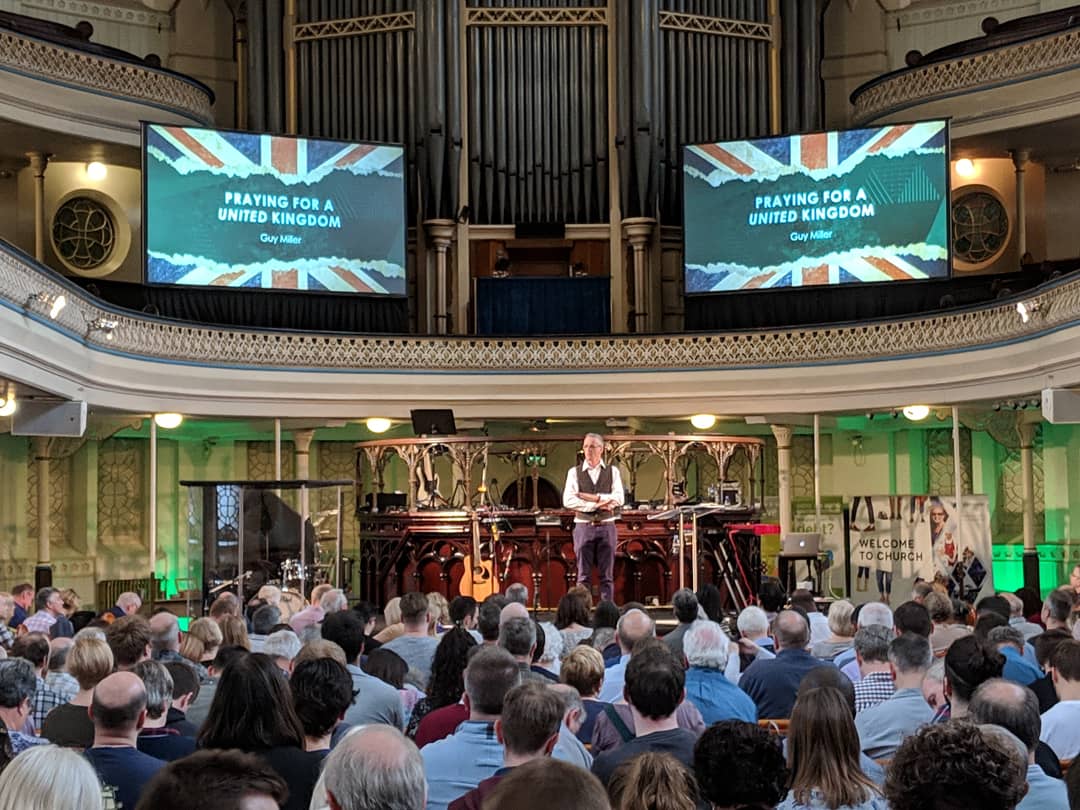 ChapelTechTeam's tweet photo. We've had a fantastic week of events at @TheChapelLondon: @Newfrontiers with the #UKPrayerDay and tonight the UK premiere of #Unforgivable in partnership with @AgapeEurope and @MaryBethMinnis. #WeGetToDoThis! https://t.co/RjQpKgxJth