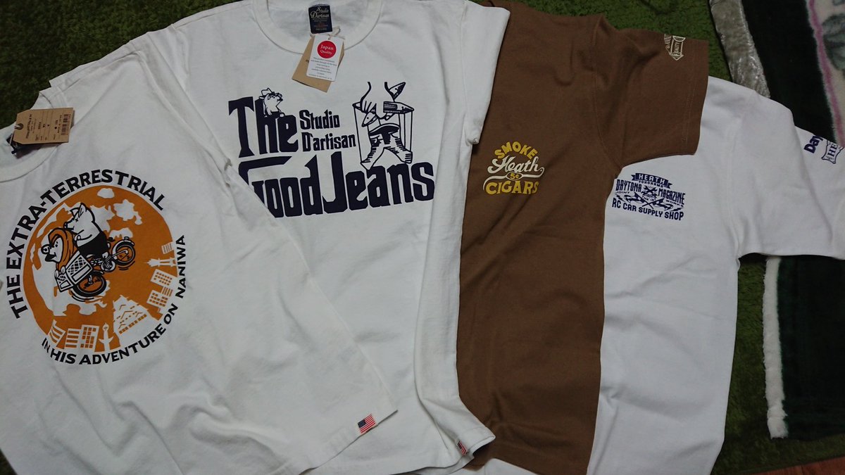 moforin's tweet image. 豚さんTシャツげと！
ヽ(=´▽`=)ﾉ
ダルチザンのETとゴッドファーザーコラボ、kawaiiぜ！
池ヶ谷さんいつもありがとう！
ダルチザンゴッドファーザーTシャツのバックプリントもｻｲｺｰ！
(๑•̀ㅂ•́)و✧
#HEATH #dartisan　#Studio_D'artisan
#StudioDartisan 
#横浜ワールドポーターズ