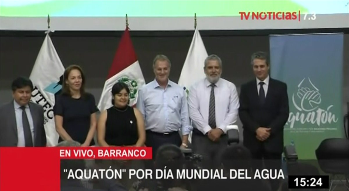 noticias_tvperu's tweet photo. EN VIVO| La Autoridad Nacional de Agua del Perú y @sunassperu organizan el "Aquatón" en celebración por el Día Mundial del Agua #ConectadosContigo https://t.co/H8DYFD5OcL