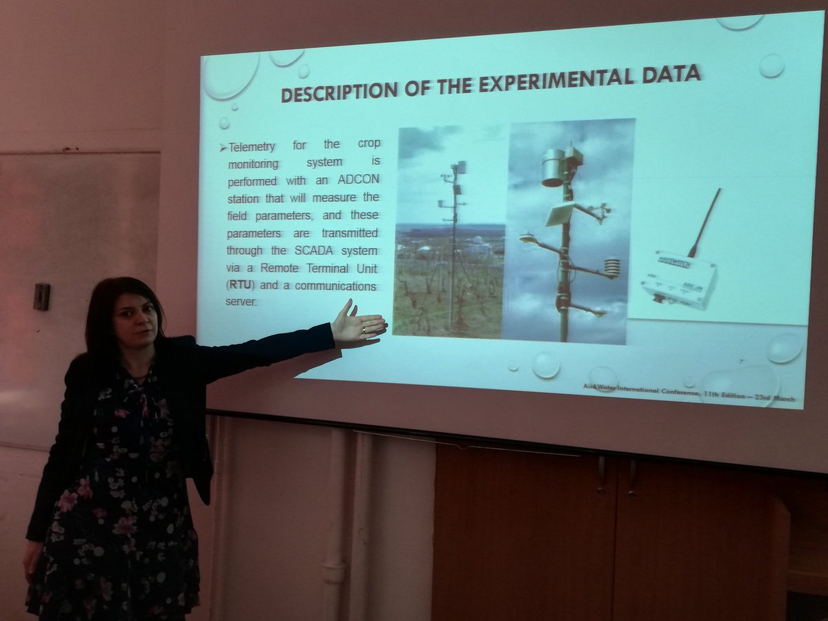 Cristin08009127's tweet image. @Cristin08009127 ,participated at the Air &amp;amp; Water conference onMarch 22-24, Cluj, Romania , and presented the article &quot;Monitoring sollutions for Smart Agriculture&quot;. @upb1818 ,@beiaconsult ,@GeorgeSuciuG ,@SmartAgro_NETIO