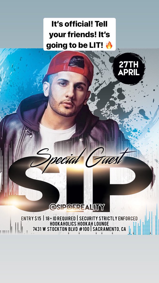 jbfaiez's tweet photo. Be there on April 27! Trust! It’s going to be lit AF! https://t.co/0w5uuercdK