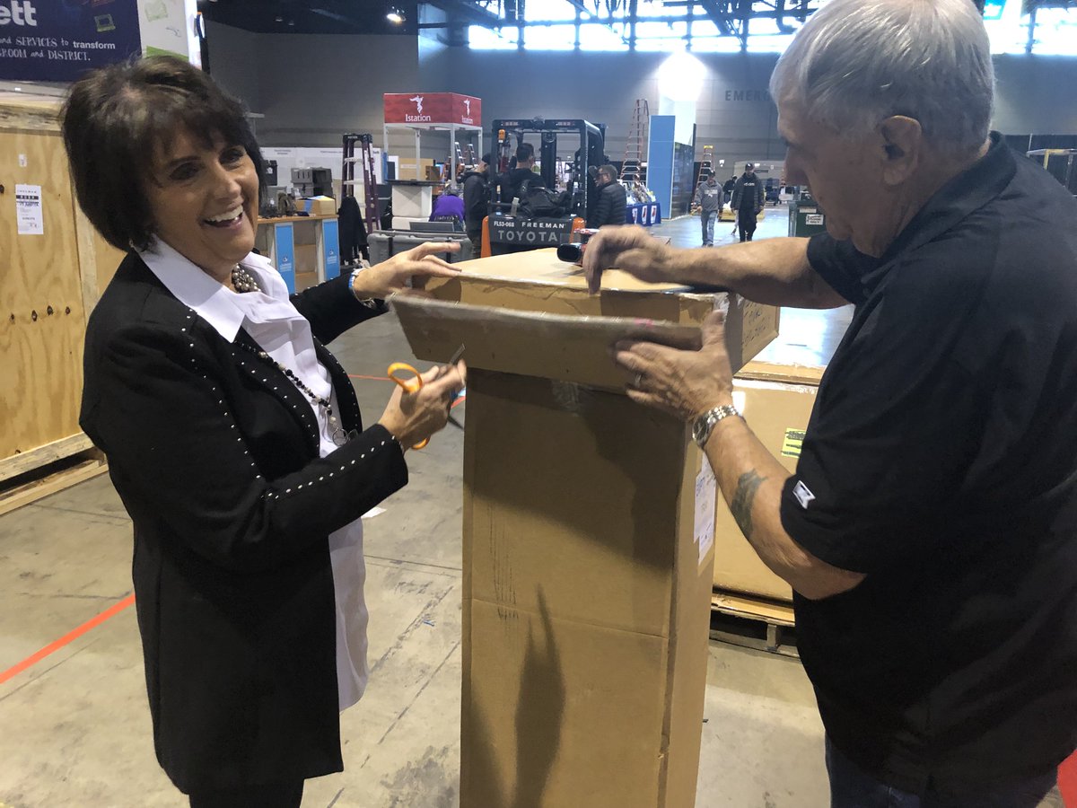 ASK Group Guys at our ASCD <a href="/ASCD/">ASCD</a> #Empower19 “After Party” – aka dismantling the booth! Thanks guys!