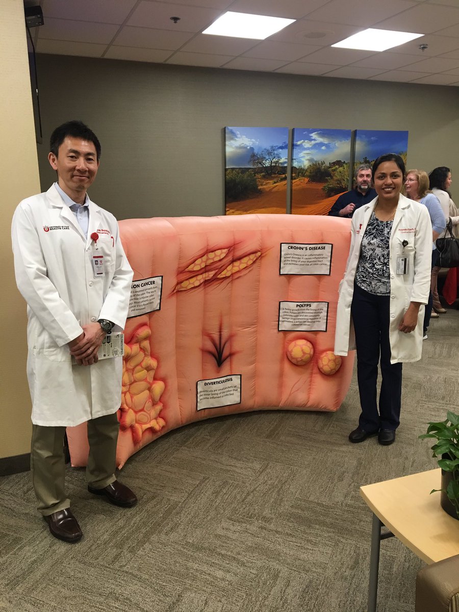 JennMorales_Z's tweet photo. #ColonCancerAwarenessMonth @UUPublicHealth @UofUHealth @priyanka_kanth @huntsmancancer #CancerChe #minicolon #getscreened https://t.co/j6Sxd7Idr0