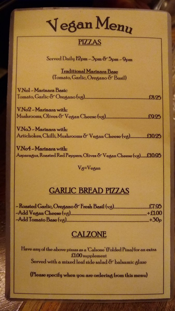 VeganOlive1's tweet photo. @mozzymozbourne Went to #TheSquareOrange #Keswick for vegan pizza tonight it was awesome...they can let you know which wines are #vegan too...Highly recommended...bit of a wait but worth it...off to #Fellpack tomorrow will report back π https://t.co/c4A2CD69Rn