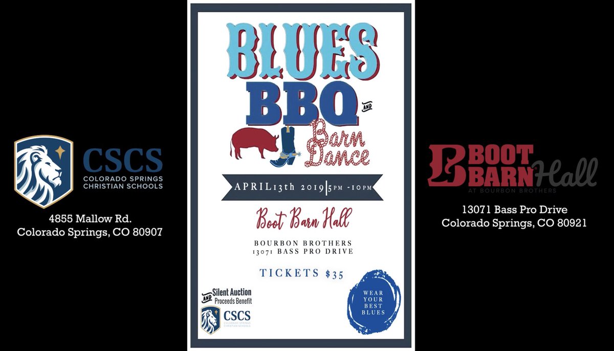 Date Night! You are invited to join us for the “CSCS Blues, BBQ &amp; Barn Dance” auction at Boot Barn Hall by Bourbon Brothers. vimeo.com/325936246