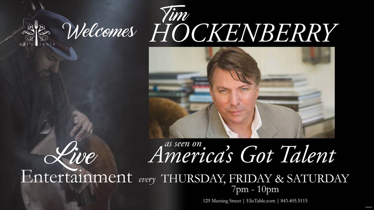 chs_hospitality's tweet image. Love live music? You're in luck! @ElisTable offers entertainment from 7-10pm every Thursday, Friday and Saturday! Kick off your #weekend with some much needed music: bit.ly/2Ubjcvv #chseats #holycityeats