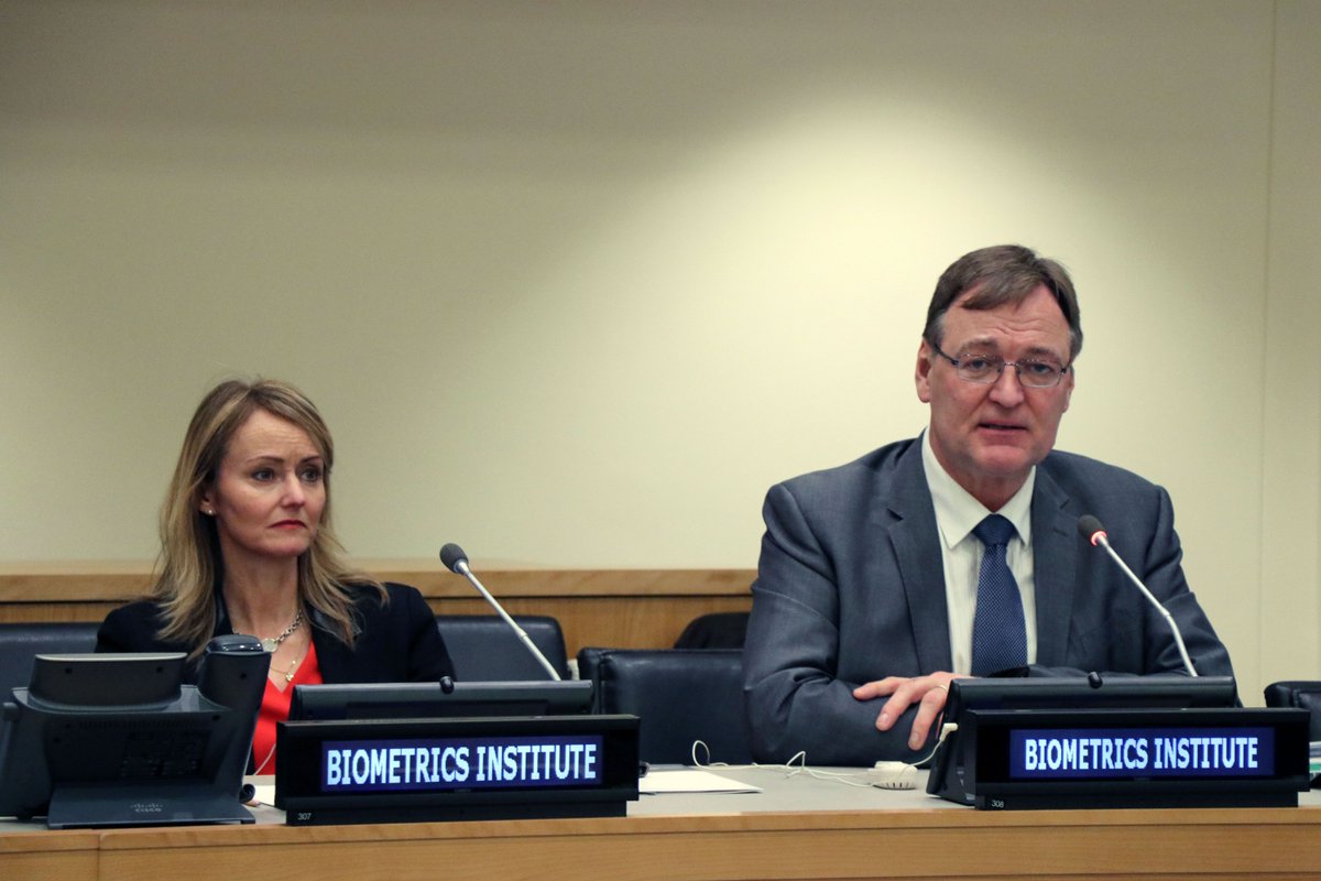 UN_CTED's tweet photo. Roger Baldwin of @BiometricsInsti explained how they balance technical aspects against governance &amp; regulation considerations of #biometrics, including ethics, data protection, and the right to privacy. #UNCCT @UN_CTED briefing. @UN_OCT https://t.co/uNSflJZ3LV