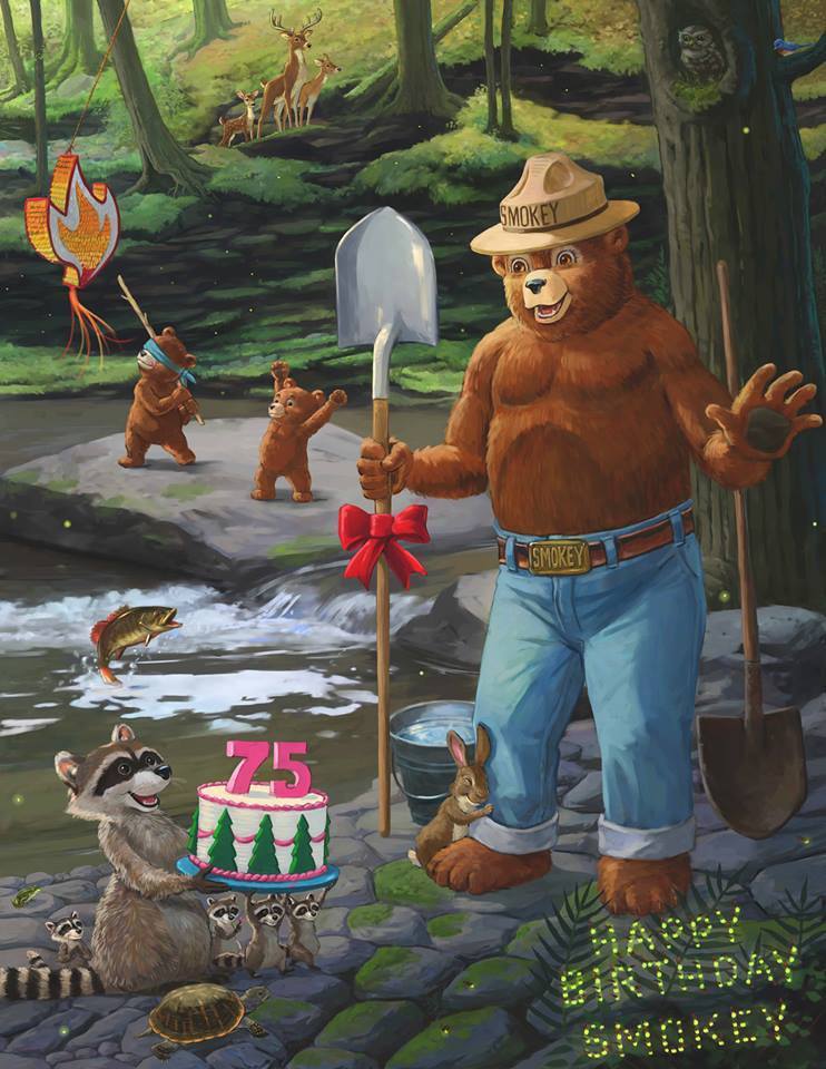 wildfiretoday's tweet photo. Smokey Bear turns 75 this year https://t.co/AFuWFAdDPJ https://t.co/MufQGc93pt