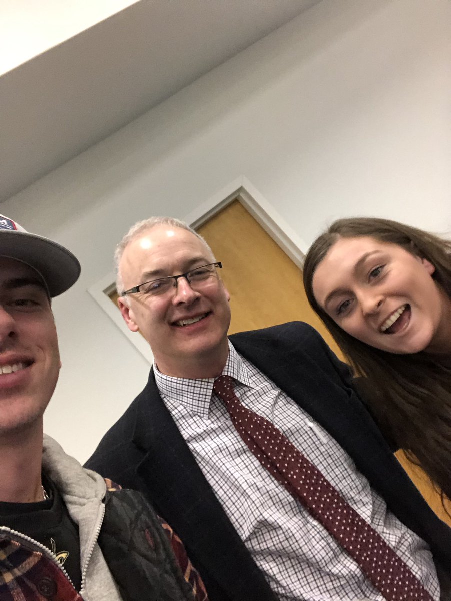 owen_longest's tweet photo. After Dr. Leins panel discussion we listened to 4 panelist that talked about their personal paths to getting to JMU along with a good presentation from Dr. Lein. #EDUC300 #leininterruptpoverty https://t.co/XXw9ArmmoD