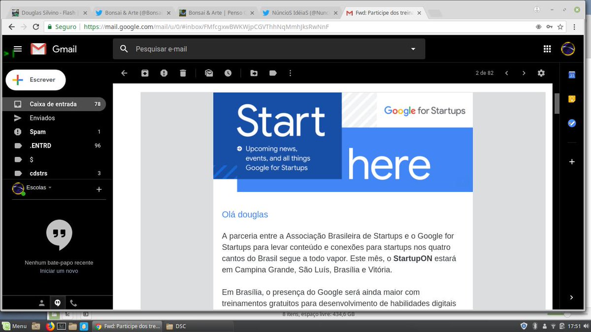 NunciosIdeias's tweet photo. #StartUpOn #StartUpOnBrazil #StartUpOnBrasil #InnovationTimeOff Associação Brasileira d Startups #ABStartups eO #GoogleForStartups p/levar conteúdo eConexões p/startups nos 4cantos do Brasil. Este mês StartupON estará em Campina Grande, São Luís, Brasília e Vitória #StoryRank :) https://t.co/ELypQVXzEp