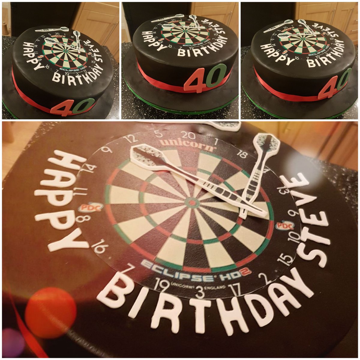 I caked a 40th birthday cake.  It's choctastic😍