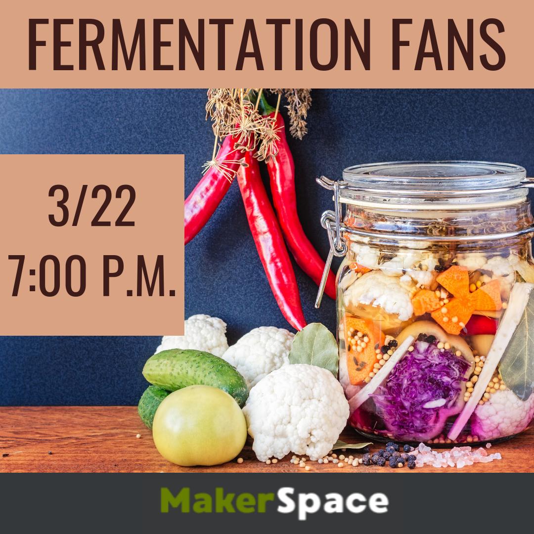 Makerspace125's tweet photo. Fermentation Fans, see you tonight!

#fermentation #greenbelt #makerspace #makersgonnamake https://t.co/q8HqQcSI0h