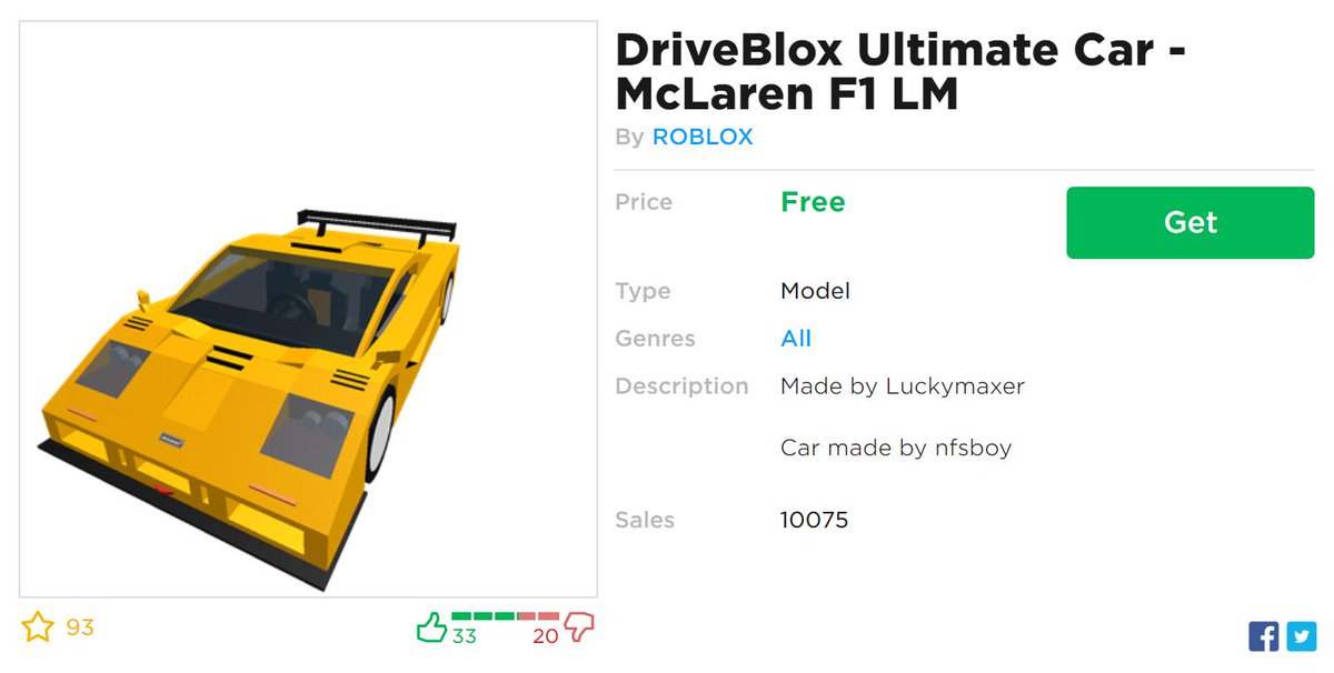 Lord Cowcow On Twitter Roblox No Copyright Stuff Allowed Including Old Assets Or Else You Ll Get Banned Also Roblox Continues To Sell 2 Mclaren F1 Recreations With The Mclaren Logo On It - my old roblox account got sold and banned