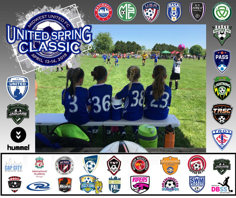 MTS_Events's tweet photo. 2019 United Spring Classic game schedule has now been posted online!! We have been working hard on this to get this out for you today, ahead of schedule.
Go to https://t.co/w112g8beMw to view schedules. 
#SClassic #MidwestUnitedFC #Hummel @MidwestUnitedFC https://t.co/76oSpdw4rc