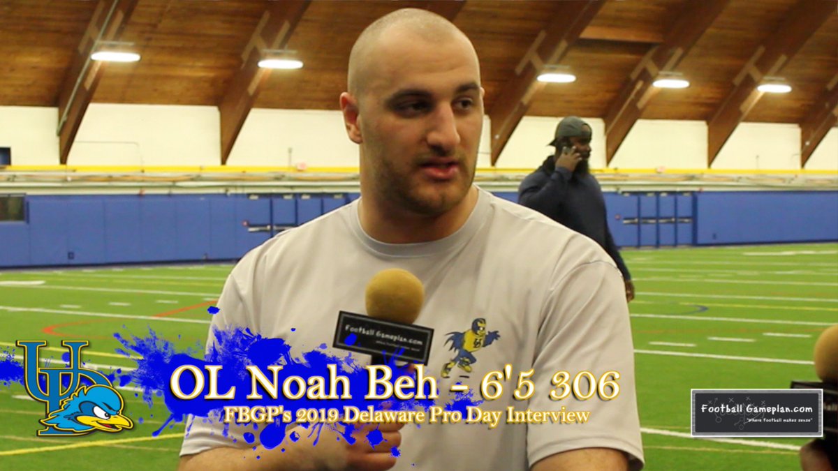 FBallGameplan's tweet photo. .@DelawareFB OL Noah Beh talks Pro Day, his #BlueHens career, playing with patience as an OL and how the All-Star circuit helped improve his #NFLDraft stockππΎ
https://t.co/tuTCsjAVM6 https://t.co/lXfMGwS2oh