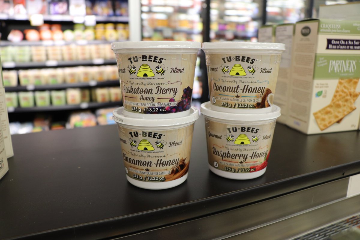 sherwood_coop's tweet photo. #LocalFlavourFriday It’s officially Spring!
Springtime makes us think of "April Showers bring May flowers". With those flowers, come honeybees and delicious honey! We proudly carry @TuBees_Honey in a variety of flavours. Made in Saskatoon, but sold at Sherwood Co-op! #ShopLocal https://t.co/QAFSemqsgR