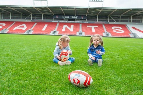 readysteadydown's tweet photo. Here are some pictures of a few  of our wonderful children having an amazing time at the @twstadium thank you @Saints1890 and @CommunitySaints for making it all happen !! #WDSD19 https://t.co/t8gPu3qwvB