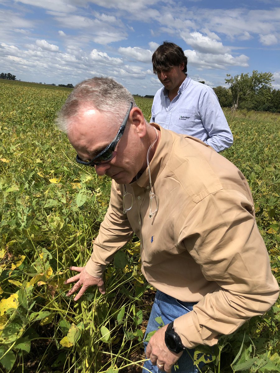 LovelandAR's tweet photo. Excelente recorrida con John Griffin en el agrocentro Cucha Cucha viendo el impacto de #MicroSyncD en soja y la tecnología #inositol Gracias Fede y Cucha por la gran predisposición y profesionalismo 👍 https://t.co/8QD1SsBJC3