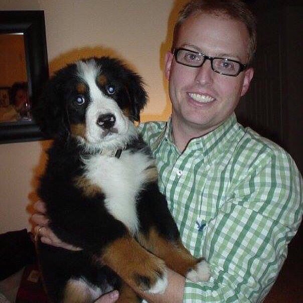 liamtherapydog's tweet photo. It’s with extremely broken hearts and tear-filled eyes that we tell you we had to put our Liam down today. He was diagnosed with liver cancer and was in quite a bit of pain. We miss you so much already! We will see you again! 🌈 🐾 #bernesemountaindog https://t.co/y4Q48Jobt5