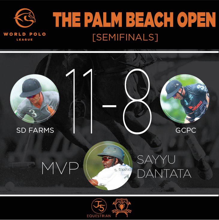 melissaganzi's tweet photo. Congratulations 🎈 #SDFarms for winning a spot in the final of the #PalmBeachOpen #polo #newbreed #newera @worldpololeague @GrandChampions_ @ChukkerTV @the_polochannel #livepolo https://t.co/jvyUJ2SHN9