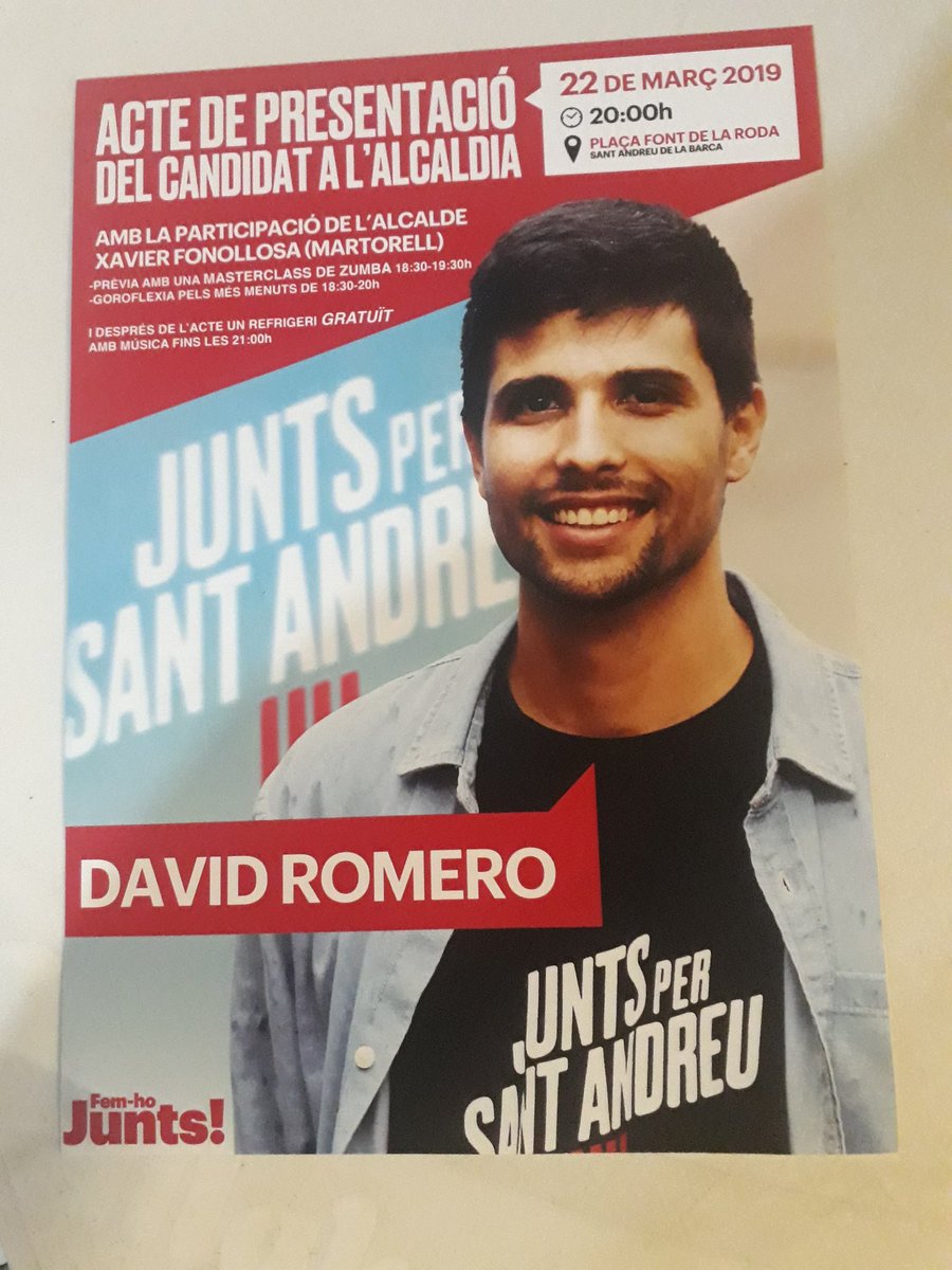 jordgili's tweet photo. Amb @jordana_josep @xavifono i @joangaspaSAB a la presentació del candidat a l'alcaldia de Sant Andreu de la Barca Per @juntspersab @DavidRomeroSAB @PDeCATBaixLlob @PDCComarquesBCN enhorabona company !!! https://t.co/tml9b5tBVF