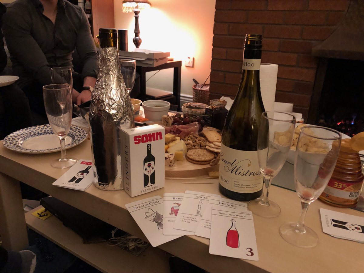 AToth_88's tweet photo. Wine number 2 of six for our blind tasting evening! @WineFolly @SOMM_FILM #reddeck #D6wines https://t.co/BcNxcLkLZN
