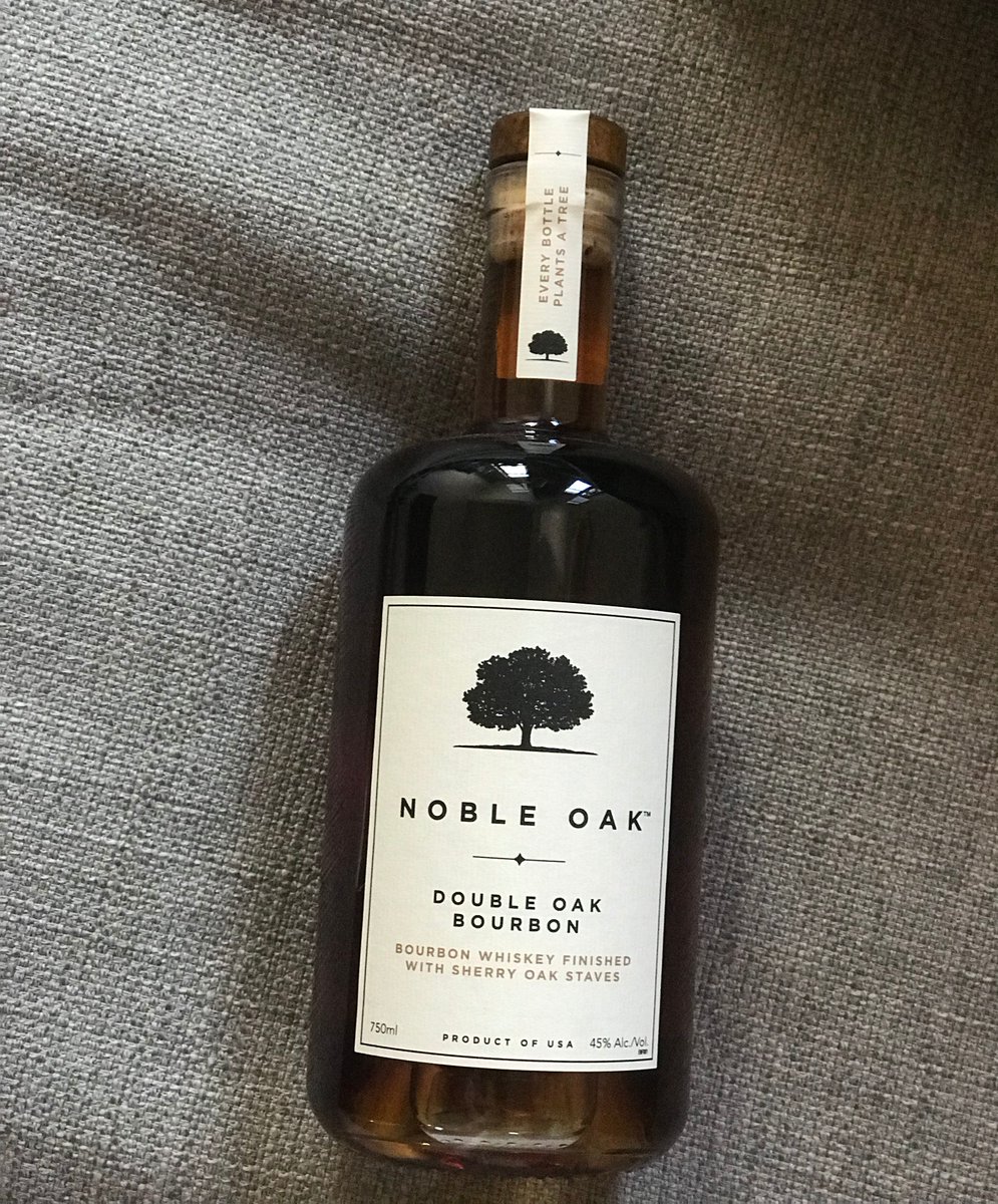 nobleoakspirits's tweet photo. Did you know that every bottle of Noble Oak starts by resting in Charred New American White Oak barrels for a minimum of one year? That's how we're able to continue developing the sweet vanilla notes and deep caramel tone. https://t.co/ZgCM0YK6w2